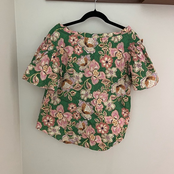 Misa | Suparna Floral Print Top | Color Kelly Blossoms XS - Picture 7 of 9